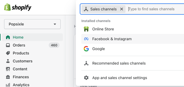 Shopify Facebook Sales Channel